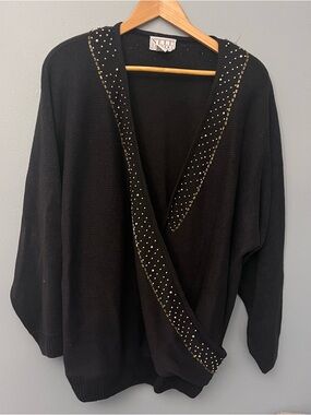 Vintage JG Hook Beaded Sweater